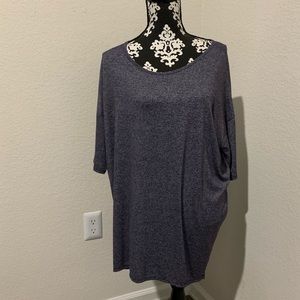 LulaRoe Gray purple Irma